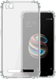 VAKIBO Super Premium Soft TPU Transparent Case With Dustplug,Side Grip,Corner Protection,lanyard Cuts,Camera Protection Suitable for MI Redmi 5A