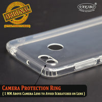 VAKIBO Premium Clear 1.5MM Thick Transparent Soft TPU Rubber Back Cover Case With Camera Protection Suitable for Mi Redmi 6A