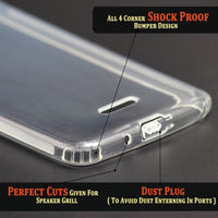 VAKIBO Premium Clear 1.5MM Thick Transparent Soft TPU Rubber Back Cover Case With Camera Protection Suitable for Mi Redmi 6A