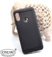VAKIBO Dotted Design Black Coloured Soft TPU Back Cover Case Suitable for Mi Redmi 6 Pro