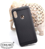 VAKIBO Dotted Design Black Coloured Soft TPU Back Cover Case Suitable for Mi Redmi 6 Pro