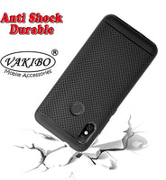 VAKIBO Dotted Design Black Coloured Soft TPU Back Cover Case Suitable for Mi Redmi 6 Pro