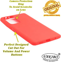 VAKIBO Red Coloured Back Cover Case Suitable for Mi Redmi Note 10 Pro Max