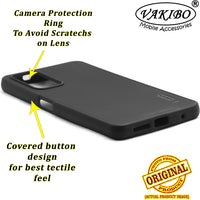 VAKIBO Dotted Black Coloured Made with Silicon Rubber TPU Back Cover Case Suitable for Mi Redmi Note 11