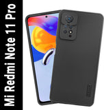 VAKIBO Dotted Black Coloured Made with Silicon Rubber TPU Back Cover Case Suitable for Mi Redmi 11 Pro Plus