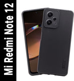 VAKIBO Dotted Black Coloured Made with Silicon Rubber TPU Back Cover Case Suitable for Mi Redmi Note 12