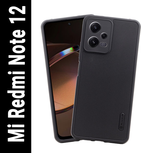 VAKIBO Dotted Black Coloured Made with Silicon Rubber TPU Back Cover Case Suitable for Mi Redmi Note 12