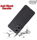 VAKIBO Dotted Black Coloured Made with Silicon Rubber TPU Back Cover Case Suitable for Mi Poco X5 5G