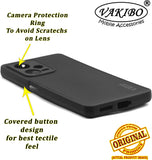 VAKIBO Dotted Black Coloured Made with Silicon Rubber TPU Back Cover Case Suitable for Mi Redmi Note 12 Pro Plus