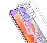 VAKIBO Premium Clear 2MM Thick Transparent Soft TPU Rubber Back Cover Case With Camera Protection Suitable for Mi Redmi Note 13 Pro