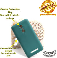 VAKIBO 1.2 MM Thick Green Coloured Soft TPU Rubber Back Cover Case With Camera Protection Ring Suitable for MI Redmi Note 3