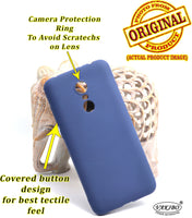 VAKIBO 1.2 MM Thick Blue Coloured Soft TPU Rubber Back Cover Case With Camera Protection Ring Suitable for Mi Redmi 5
