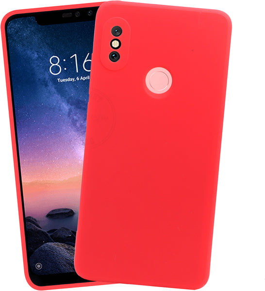 VAKIBO Red Coloured Back Cover Case Suitable for Mi Redmi Note 5 Pro