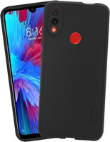 VAKIBO Dotted Black Coloured Made with Silicon Rubber TPU Back Cover Case Suitable for Mi Redmi Note 7S