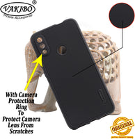 VAKIBO Dotted Black Coloured Made with Silicon Rubber TPU Back Cover Case Suitable for Mi Redmi Note 7S