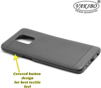 VAKIBO Dotted Design Black Coloured Soft TPU Back Cover Case Suitable for Mi Redmi Note 9 Pro Max