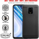 VAKIBO Dotted Design Black Coloured Soft TPU Back Cover Case Suitable for Mi Redmi Note 9 Pro Max