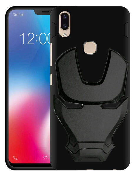 VAKIBO 3D IronMan Mask Avengers Edition Soft Flexible Silicon TPU Back Cover Case For Vivo V9 Youth