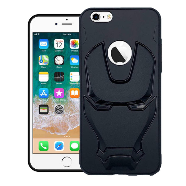 VAKIBO 3D IronMan Mask Avengers Edition Soft Flexible Silicon Back Cover Case For Apple iPhone 6,Apple Iphone 6S