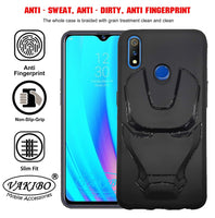 VAKIBO 3D IronMan Mask Avengers Edition Soft Flexible Silicon TPU Back Cover Case For Realme 3 Pro