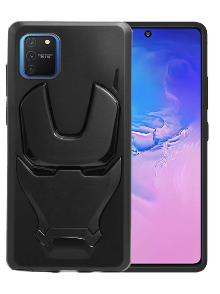VAKIBO 3D IronMan Mask Avengers Edition Soft Flexible Silicon TPU Back Cover Case For Samsung Galaxy S10 Lite