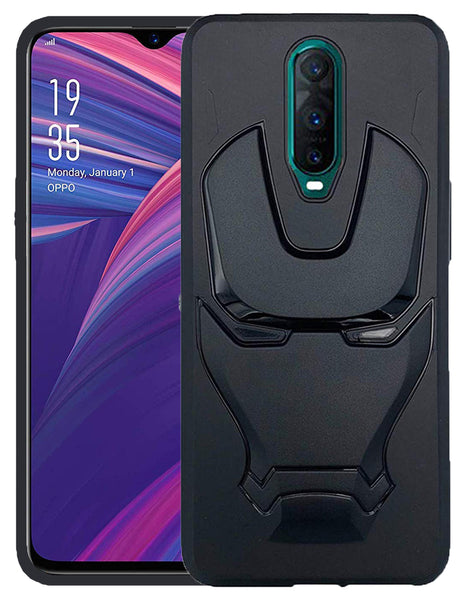 VAKIBO 3D IronMan Mask Avengers Edition Soft Flexible Silicon TPU Back Cover Case For Oppo R17 Pro