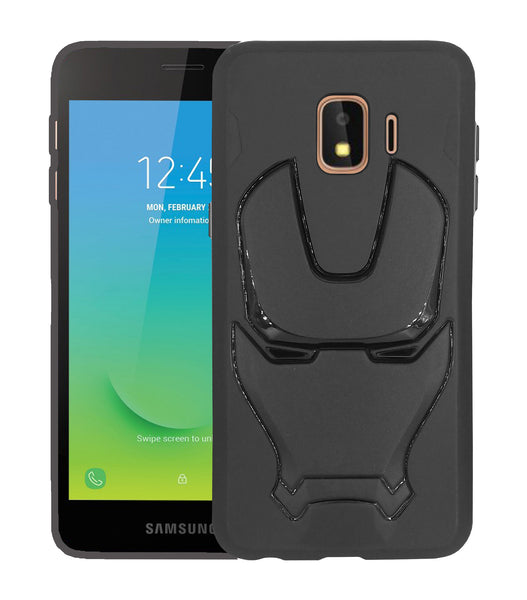 VAKIBO 3D IronMan Mask Avengers Edition Soft Flexible Silicon TPU Back Cover Case For Samsung Galaxy J2 Core