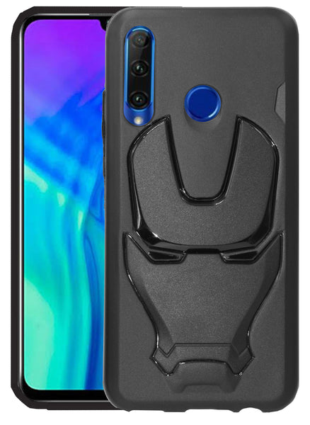 VAKIBO 3D IronMan Mask Avengers Edition Soft Flexible Silicon Back Cover Case For Honor 20i