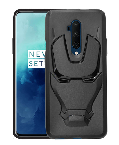 VAKIBO 3D IronMan Mask Avengers Edition Soft Flexible Silicon TPU Back Cover Case For OnePlus 7T Pro