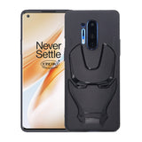 VAKIBO 3D IronMan Mask Avengers Edition Soft Flexible Silicon TPU Back Cover Case For OnePlus 8 Pro