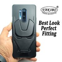 VAKIBO 3D IronMan Mask Avengers Edition Soft Flexible Silicon TPU Back Cover Case For OnePlus 8 Pro