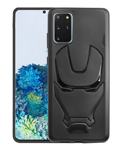 VAKIBO 3D IronMan Mask Avengers Edition Soft Flexible Silicon TPU Back Cover Case For Samsung Galaxy S20 Plus