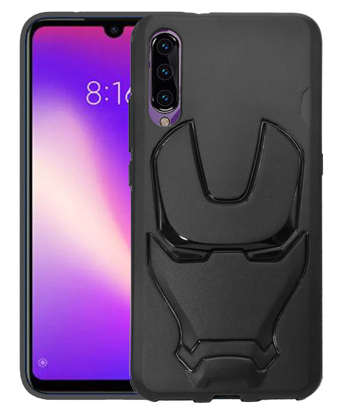 VAKIBO 3D IronMan Mask Avengers Edition Soft Flexible Silicon TPU Back Cover Case For Mi A3